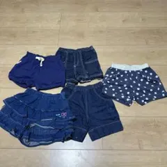 KP 女の子 ショートパンツ 5点セット 90cm