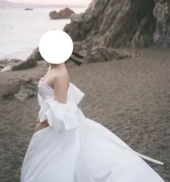 結婚式　前撮り　4wayウェディングドレス ホワイト　ミートスウィート