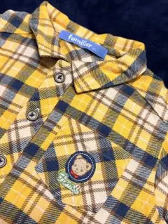 familiar チェック柄シャツ 80cm