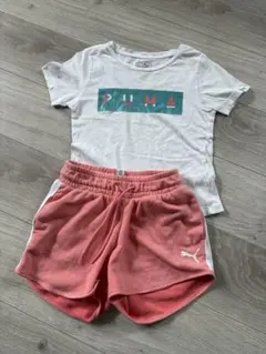 130 PUMA Tシャツとショートパンツセット