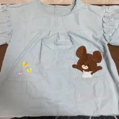 保育園　保育士　エプロン　半袖　スモック