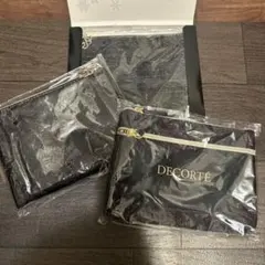DECORTE ブラックポーチ 3点セット