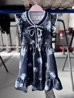 美品Kate Spade ケイトスペード 花柄プリント ワンピース110サイズ