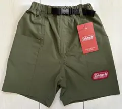 新品 110cm Coleman コールマン　ハーフパンツ　　カーキ