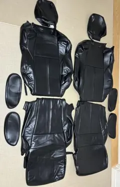①美品 アルファード 30系Sグレード 7人乗りレザーシートカバー 1・3列 