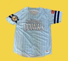 SoftBank Hawks ユニフォーム 水色 ストライプ