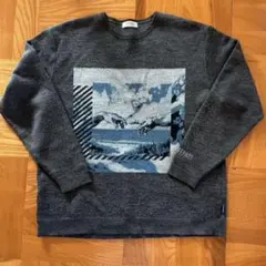 RADIALL ニットセーター Lサイズ　ジャガードニット