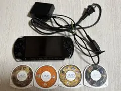 PSP3000本体+充電器(おまけソフト4本セット)