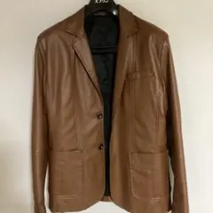 メンズフェイクレザージャケット、中国製 若干細めタイプ