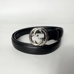 グッチ　GGロゴバックル　インターロッキング　レディースベルト　ヴィンテージ