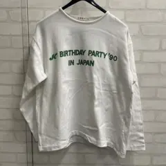 最終値下げ 90s ジャッキー チェーン BIRTHDAY 七分袖 Tシャツ F