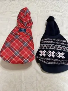 犬猫服　レインコートと冬服のサムネイル