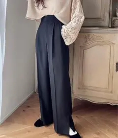 ハイウエスト スラックス