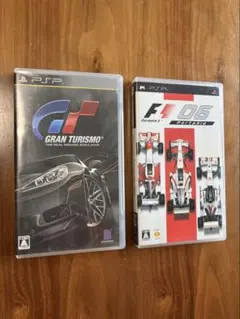 PSPソフト グランツーリスモ/ F1 2006ポータブル2点セット　中古品