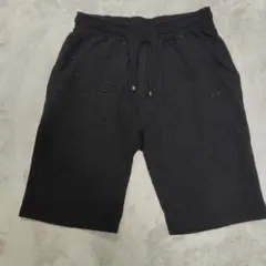 カールカナイ ボタニカル総柄 スウェットハーフパンツ M 黒のサムネイル