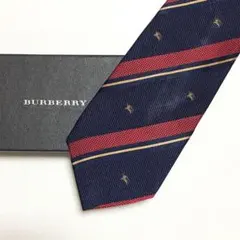 미사용 급 버버리 BURBERRY 넥타이 실크 엑스트라 밤