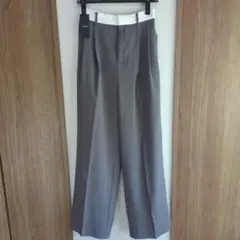 ツータック　センタープレスパンツ