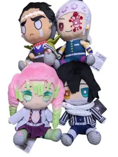 鬼滅の刃 甘露寺蜜璃　伊黒小芭内 悲鳴嶼行冥 宇髄天元 BIG ぬいぐるみ