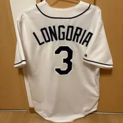 Majestic MLB タンパベイ・レイズ　エバン・ロンゴリア　ユニホーム Majestic MLB タンパベイ・レイズ エバン・ロンゴリア ユニホーム