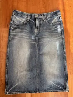 DMG ドミンゴ　デニム タイトスカート ひざ丈