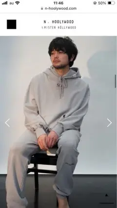 WIND AND SEA × N.HOOLYWOOD パーカー N.HOOLYWOOD × WIND AND SEA│N-HOOLYWOOD.COM