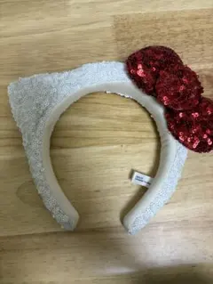 ハローキティ カチューシャ ビーズ スパンコール