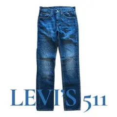 LEVI'S 511 ストレートデニム ブルー リーバイス　美品　W28 L32