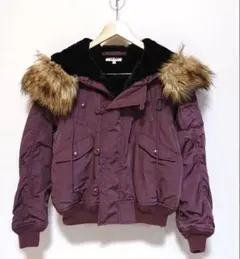 希少】MOUSSY N-2B ボンバージャケット パープル 紫 - メルカリ