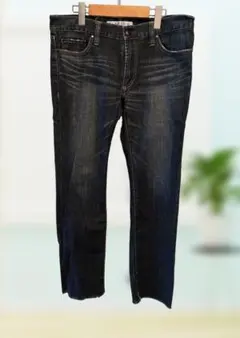 UNIQLO ユニクロ スキニーフィット デニム 33インチ カットオフ仕様