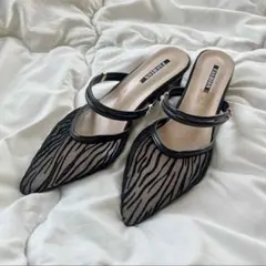 黒 レース ハイヒール パンプス ブラック パーティー 結婚式 入園式 卒業式