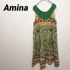 アミナ　Amina ノースリーブチュニック　ワンピース　インド製 エスニックのサムネイル