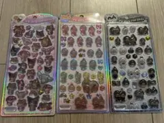 【正規品】うるちゅるシール　日焼けサンリオ　モンチッチ　3枚セット