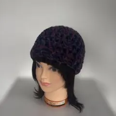 ビーニー ニット帽 かぎ針編み 編み物 手編み ハンドメイド