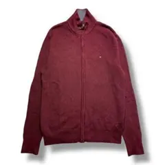 F1519　【即購入OK】　TOMMY HILFIGER　ドライバーズニット　M