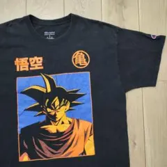 US古着Tシャツ ドラゴンボールZ チャンピオン コラボ 孫悟空 ブラック XL