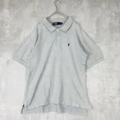 ポロ POLO ラルフローレン　半袖　ポロシャツ　グレー　メンズ 夏