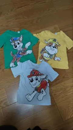 H＆Mパウパトロール　Tシャツ３枚セット98〜104相当　保育園着