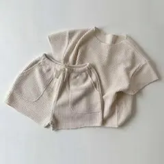 【セットアップ★】サマーニットセットアップ　夏　男の子　女の子