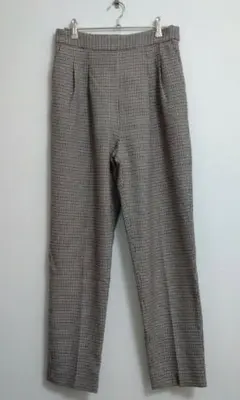 VIS チェック柄カジュアルパンツ　Lサイズ