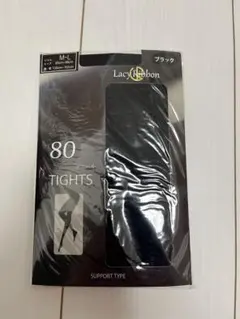 レディース80デニール ブラックタイツ M-Lサイズ