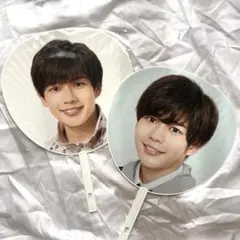 なにわ男子　長尾謙杜　個人うちわ　ペンライトセット