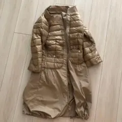 ヘルノ HERNOノーカラーライトダウンコート 切替　40