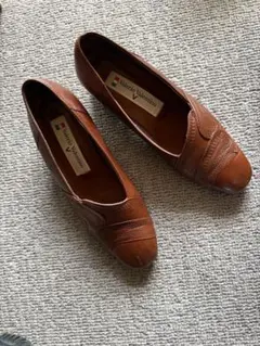 Valentino ブラウンレザー パンプス 22.5cm