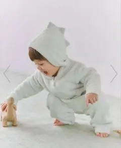 ジェラピケ 70 恐竜ロンパース