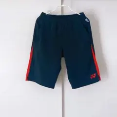 ヨネックス バドミントン ハーフパンツ ブラック レッド M ウエア YONEX
