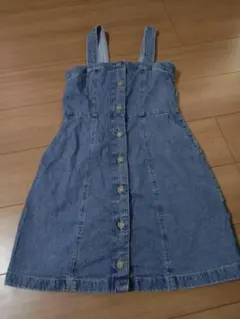 GU デニムスカート Sサイズ 150 160 サロペット ワンピース