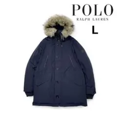 【即購入不可】ポロ ラルフローレン ダウンジャケット US(L)紺 190131