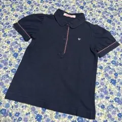 ファミリア 半袖シャツ 120センチ ネイビー