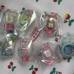たまごっち　7個セット　おかしなたまごボーロっち　ボールチェーン付きキーホルダー
