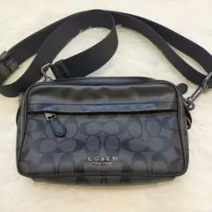 COACH コーチ F50715 ショルダーバッグ シグネチャー ブラック